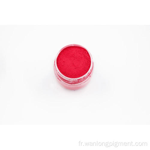 Pigment fluorescent rouge rubis pour encre et plastique